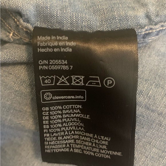 H&M L.O.G.G . Men’s Denim Long Sleeve Shirt
Size M - Picture 4 of 6